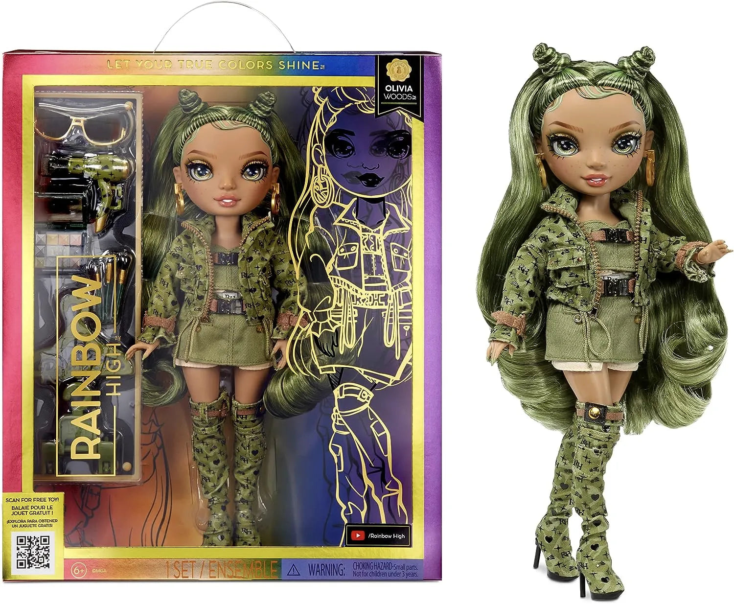 Rainbow High Fashion Doll Series 5 - Olivia Woods (Green)