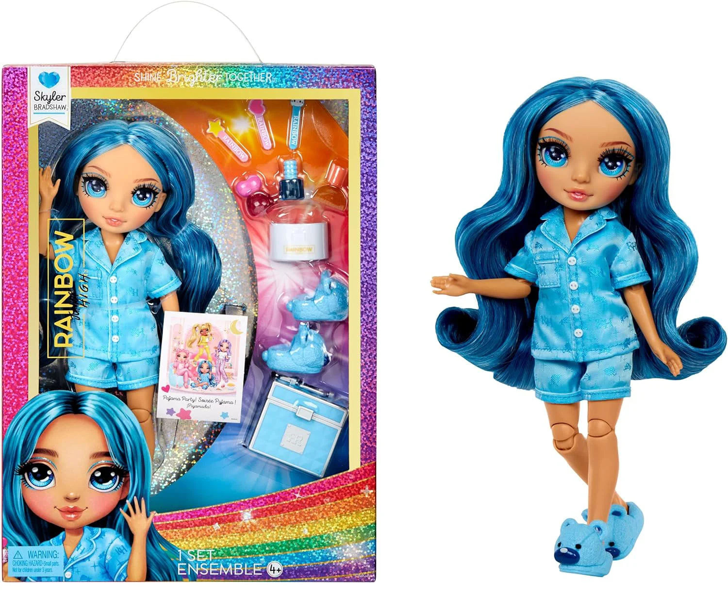 Rainbow High Junior High PJ Party Fashion Doll - Skyler