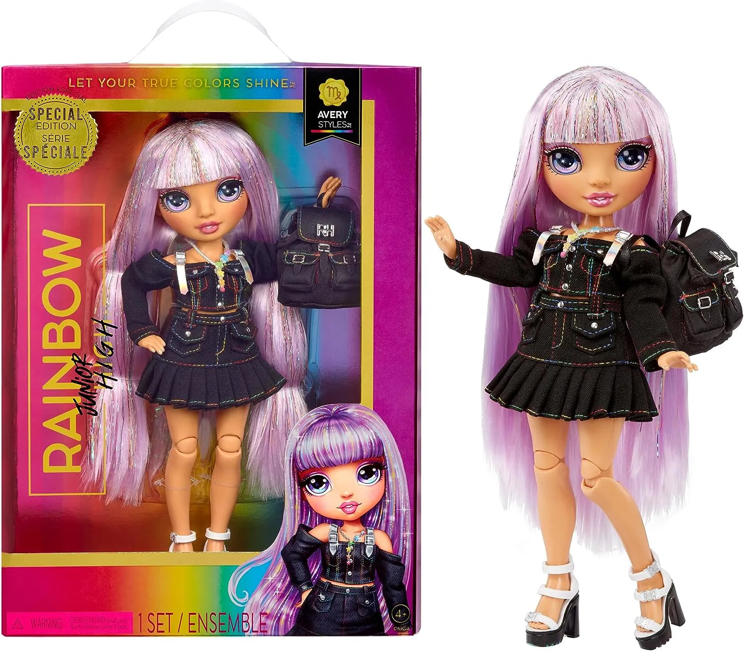 Rainbow High Rainbow Junior High Special Edition Avery Styles Fashion Doll 23cm