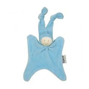 Organic Rattle Boyo Doll, Blue