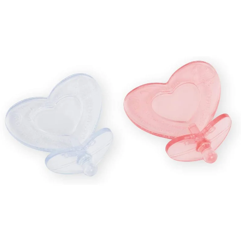 Set of 2 Heart Shaped Doll Pacifiers 110210