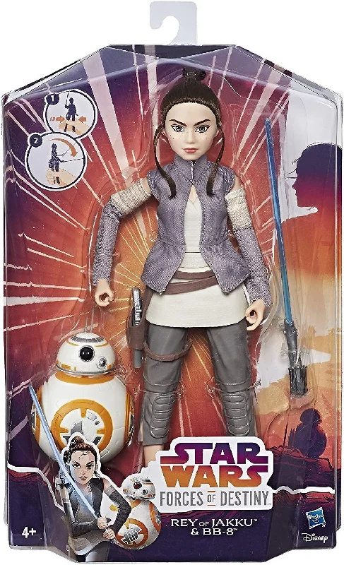 Star Wars Forces of Destiny Rey of Jakku and BB-8