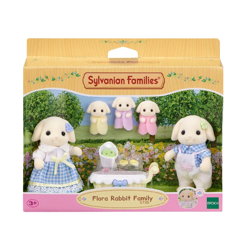 Sylvanian Families Flora Rabbit Family