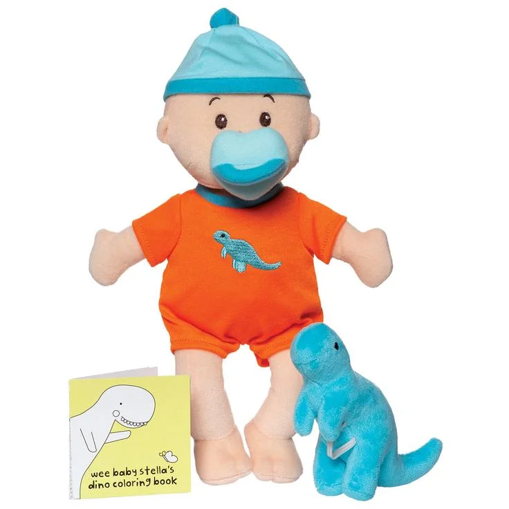 Manhattan Toy® Wee Baby Stella Tiny Dino Doll Set