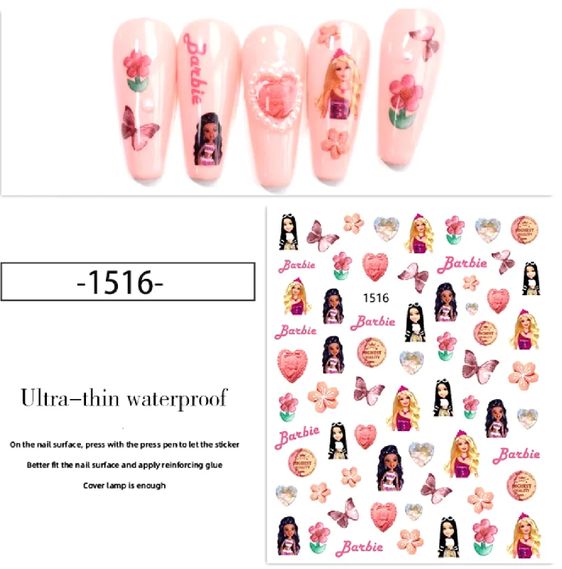 Nail Art Sticker Barbie