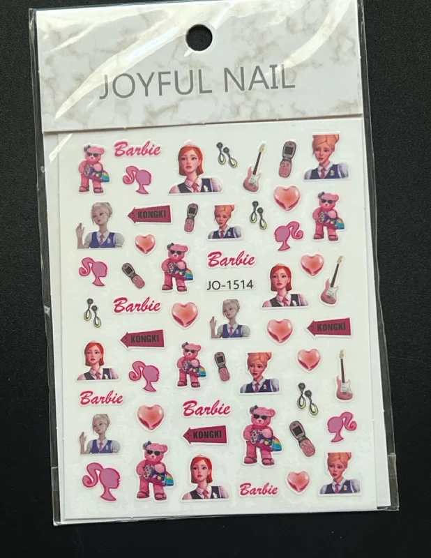 Nail Art Sticker Barbie